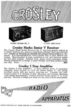 Harko Sr. + RFTA + Two-Step Amplifier Combination; Crosley Radio Corp.; (ID = 1279093) Radio