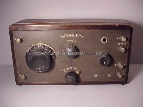 Type V ; Crosley Radio Corp.; (ID = 538165) Radio