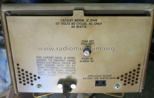 JC-8WE Ch= R104; Crosley Radio Corp.; (ID = 2885461) Radio