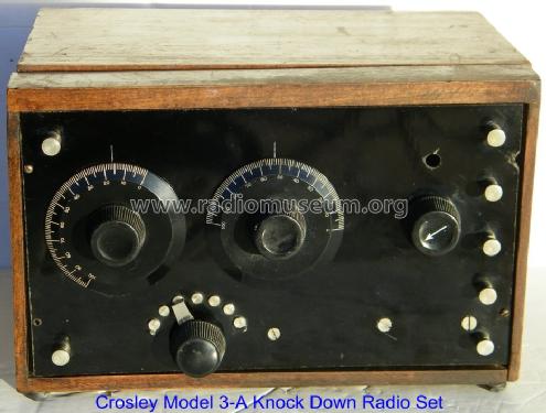Knock Down Radio Set Model 2-A; Crosley Radio Corp.; (ID = 877642) Kit