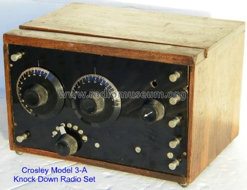 Knock Down Radio Set Model 2-A; Crosley Radio Corp.; (ID = 877651) Kit