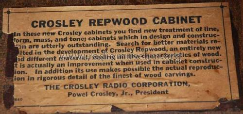 Buddy Boy Ch= 56; Crosley Radio Corp.; (ID = 324727) Radio