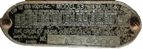 Pal ; Crosley Radio Corp.; (ID = 2796669) Radio