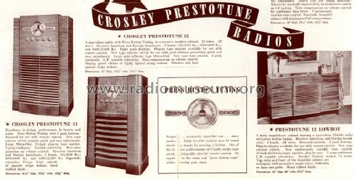 Prestotune 12 Ch= 1217; Crosley Radio Corp.; (ID = 1364934) Radio