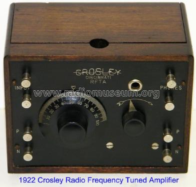 Radio Frequency Tuned Amplifier RFTA ; Crosley Radio Corp.; (ID = 969145) HF-Verst.