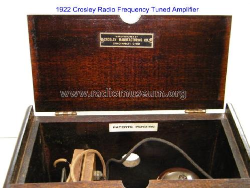 Radio Frequency Tuned Amplifier RFTA ; Crosley Radio Corp.; (ID = 969150) HF-Verst.