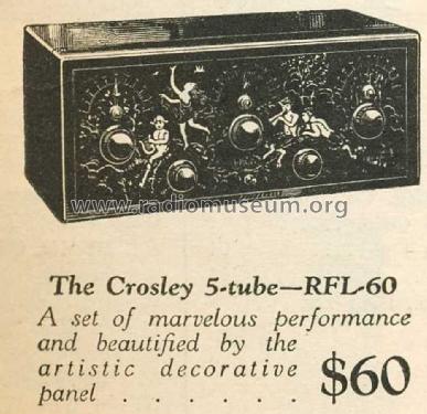 RFL-60 ; Crosley Radio Corp.; (ID = 1047827) Radio