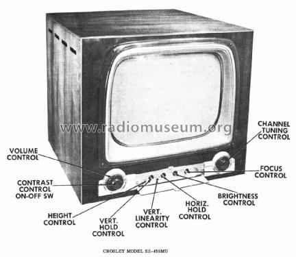 S11-459MU Ch= 321-4; Crosley Radio Corp.; (ID = 2989703) Television