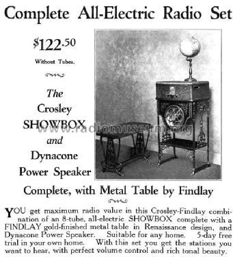 Showbox 706; Crosley Radio Corp.; (ID = 476199) Radio