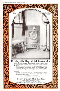 Table No. 3/706 Ch= Crosley Showbox, Dynacone; Findlay Mfg. Co., (ID = 2685131) Radio