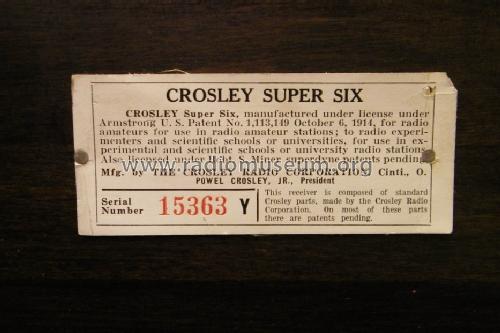 Super VI; Crosley Radio Corp.; (ID = 894277) Radio