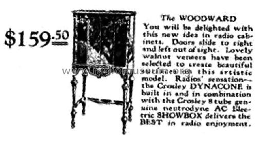 The Woodward ; Crosley Radio Corp.; (ID = 854728) Radio