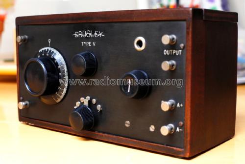 Type V ; Crosley Radio Corp.; (ID = 1971120) Radio