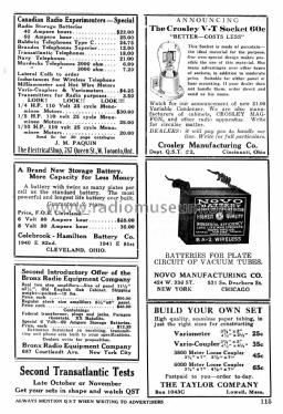 V-T Socket Vacuum-Tube Receptacle; Crosley Radio Corp.; (ID = 1184250) Radio part