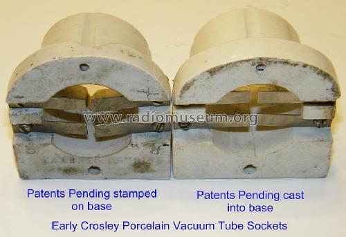 V-T Socket Vacuum-Tube Receptacle; Crosley Radio Corp.; (ID = 1199803) Radio part
