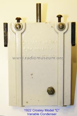 Variable Condenser ; Crosley Radio Corp.; (ID = 1199656) Radio part