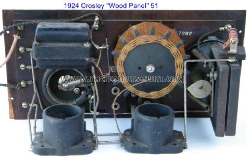 Wooden Panel 51; Crosley Radio Corp.; (ID = 826375) Radio