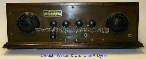 Clar-A-Dyne 4-Tube; Crouch-Wilson & Co., (ID = 1204916) Radio