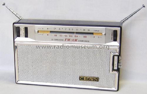 10 Transistor FM/AM 2 Band Radio TRF-1100; Crown Radio Corp.; (ID = 1768656) Radio