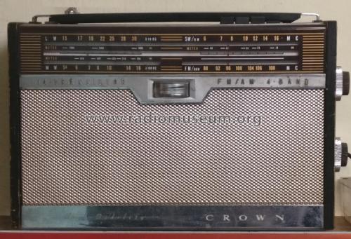 14-Transistor FM/AM 4-Band Radio TRF-1400L; Crown Radio Corp.; (ID = 2473783) Radio