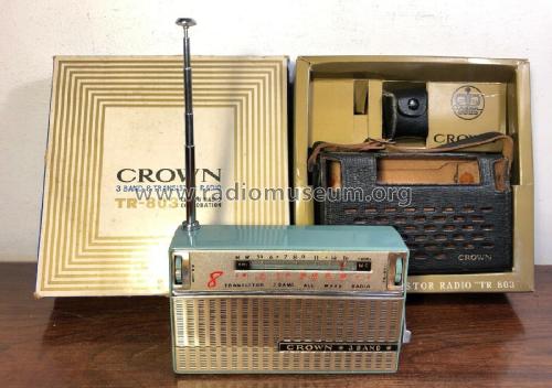 8 Transistor 3Band All Wave Radio TR-803; Crown Radio Corp.; (ID = 2407856) Radio