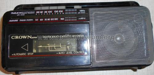 AM/ FM Radio Cassette Recorder SZ-88; Crown Radio Corp.; (ID = 2022885) Radio