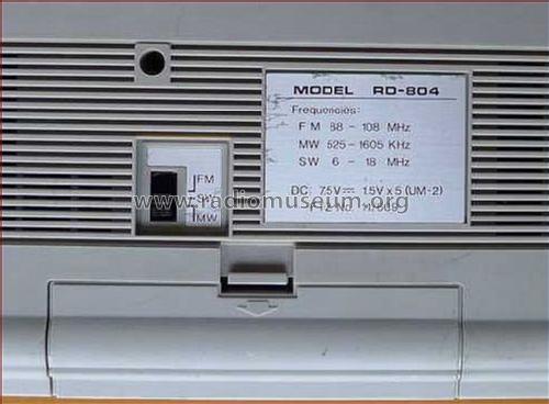 Asahi RD-804; Crown Radio Corp.; (ID = 1584828) Radio