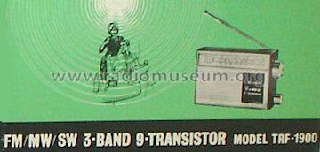 FM-MW-SW 9-Transistor TRF-1900; Crown Radio Corp.; (ID = 548496) Radio