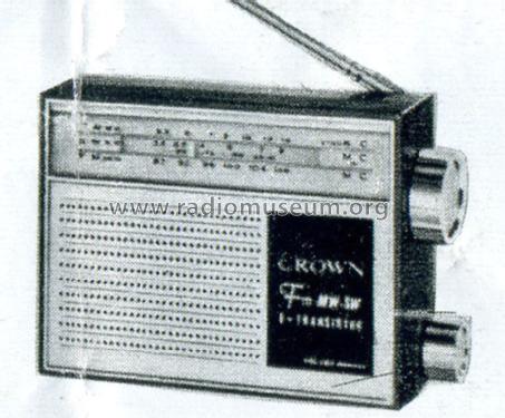 FM-MW-SW 9-Transistor TRF-1900; Crown Radio Corp.; (ID = 970373) Radio
