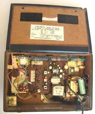 Solid State 11 Transistor 4 Band TR-145W; Crown Radio Corp.; (ID = 1668305) Radio