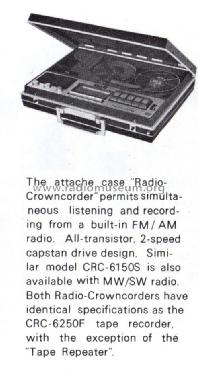 Radio Crowncorder CRC-6250s; Crown Radio Corp.; (ID = 1655597) Radio
