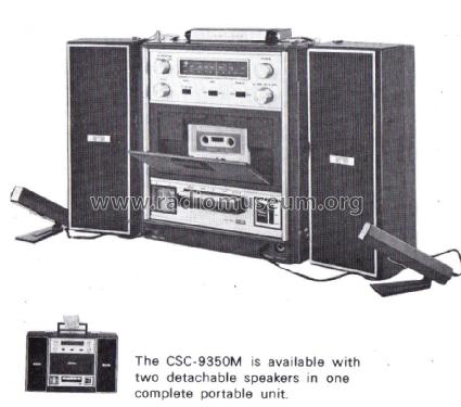 Stereo Cassette Crowncorder CSC-9350M; Crown Radio Corp.; (ID = 1655048) Radio