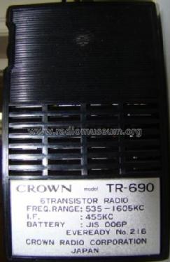 TR-690; Crown Radio Corp.; (ID = 505858) Radio