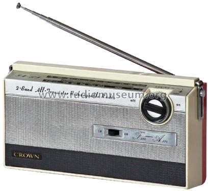 2-Band All-Transistor Rechargeable Radio FM-AM TRF-1500R; Crown Radio Corp.; (ID = 2094228) Radio