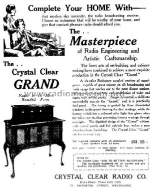 Grand ; Crystal Clear Radio (ID = 1844579) Radio