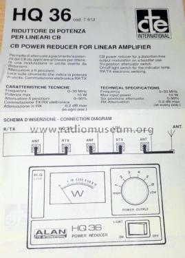 Power Reducer HQ 36; CTE International S. (ID = 2027668) Cittadina