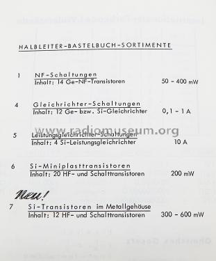 Halbleiter-Bastelbuch Sortiment 7; CTR-Elektronik, (ID = 1714359) Bausatz