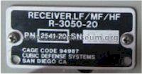 Receiver LF/MF/HF R-3050-20; Cubic Defense (ID = 1201299) Commercial Re