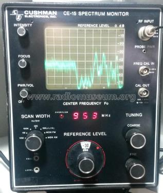 Spectrum Monitor CE-15; Cushman Electronics, (ID = 2146360) Ausrüstung