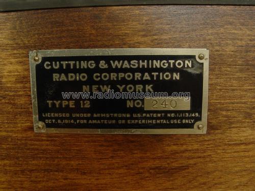 12 12; Cutting & Washington (ID = 2377158) Radio