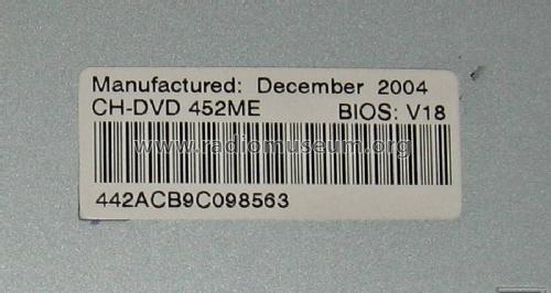 DVD Player CH-DVD 452ME Ch= DP02CD; CyberHome brand (ID = 2518581) R-Player