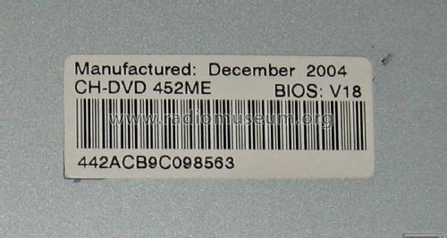 DVD Player CH-DVD 452ME Ch= DP02CD; CyberHome brand (ID = 2518581) Reg-Riprod