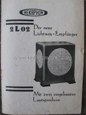 Hekaphon 2 LO2; Czeija, Nissl & Co., (ID = 440421) Radio