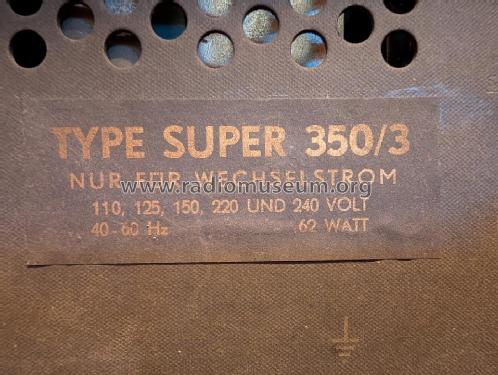 UKW-Phonosuper 350/3; Czeija, Nissl & Co., (ID = 3191092) Radio