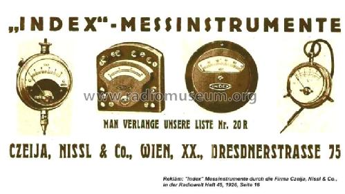 VTUTF Taschenvoltmeter mit Nebenschluss und Vorschaltdose DL Nr. 20342; Czeija, Nissl & Co., (ID = 2948658) Equipment