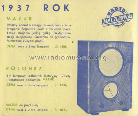 Mazur S; Czerwiński, Radio; (ID = 2216555) Radio