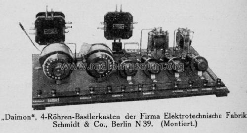 4-Röhren-Bastlerkasten ; Daimon, (ID = 115299) Bausatz