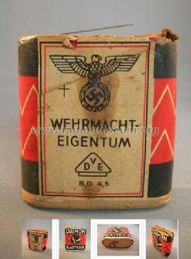 Batterie - Wehrmacht-Eigentum BD 4,5; Daimon, (ID = 1733934) Power-S