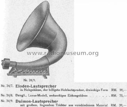 Trichterlautsprecher ; Daimon, (ID = 1104928) Speaker-P