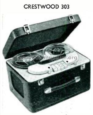 Crestwood Tape Recorder 303; Daystrom Electric (ID = 1800645) Reg-Riprod
